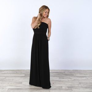 NWT Women's Black Maxi Dress